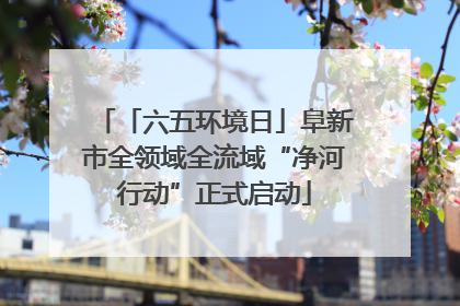 「六五环境日」阜新市全领域全流域“净河行动”正式启动
