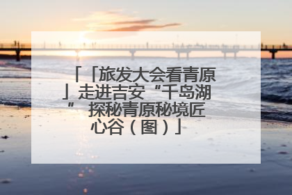 「旅发大会看青原」走进吉安“千岛湖” 探秘青原秘境匠心谷（图）