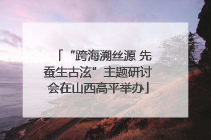 “跨海溯丝源 先蚕生古泫”主题研讨会在山西高平举办