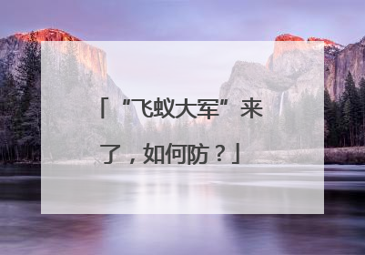 “飞蚁大军”来了，如何防？