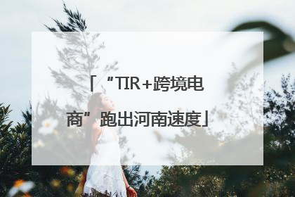 “TIR+跨境电商”跑出河南速度
