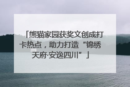 熊猫家园获奖文创成打卡热点，助力打造“锦绣天府·安逸四川”