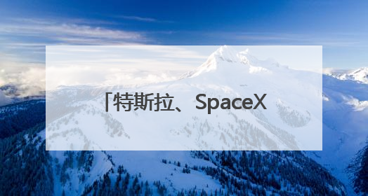 特斯拉、SpaceX……现在情况有点微妙