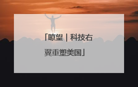 瞭望｜科技右翼重塑美国