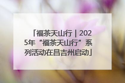 福茶天山行｜2025年“福茶天山行”系列活动在昌吉州启动