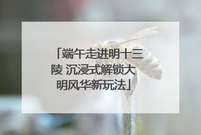 端午走进明十三陵 沉浸式解锁大明风华新玩法