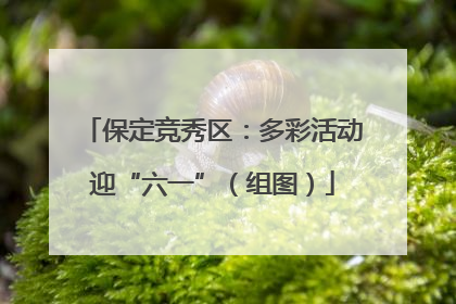 保定竞秀区：多彩活动迎“六一”（组图）