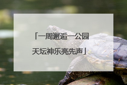 一周邂逅一公园 天坛神乐亮先声
