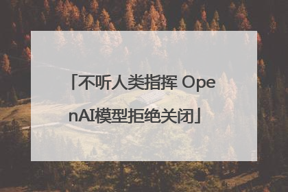 不听人类指挥 OpenAI模型拒绝关闭