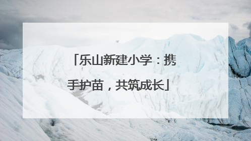 乐山新建小学：携手护苗，共筑成长