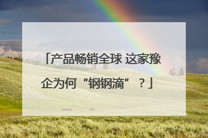 产品畅销全球 这家豫企为何“钢钢滴”？