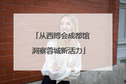 从西博会成都馆洞察蓉城新活力