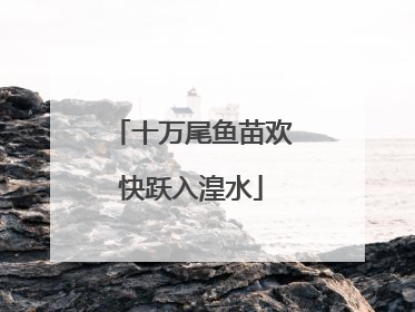十万尾鱼苗欢快跃入湟水