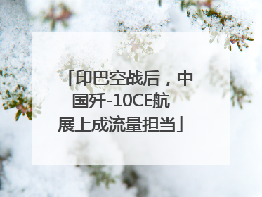 印巴空战后，中国歼-10CE航展上成流量担当