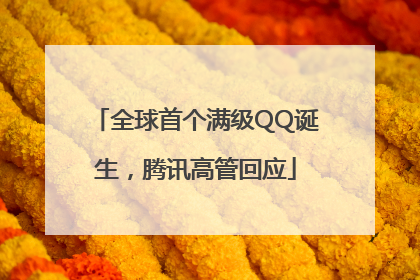 全球首个满级QQ诞生，腾讯高管回应