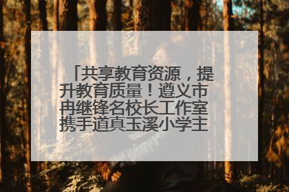 共享教育资源，提升教育质量！遵义市冉继锋名校长工作室携手道真玉溪小学主题研修出新出彩