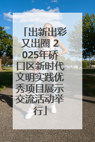 出新出彩又出圈 2025年硚口区新时代文明实践优秀项目展示交流活动举行