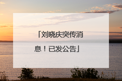 刘晓庆突传消息！已发公告