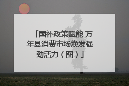 国补政策赋能 万年县消费市场焕发强劲活力（图）