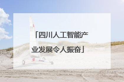 四川人工智能产业发展令人振奋