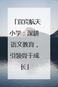 宜宾航天小学：深耕语文教育，引领骨干成长