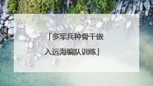 多军兵种骨干嵌入远海编队训练