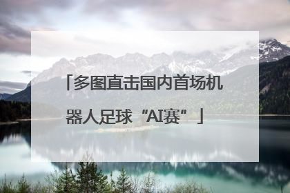 多图直击国内首场机器人足球“AI赛”