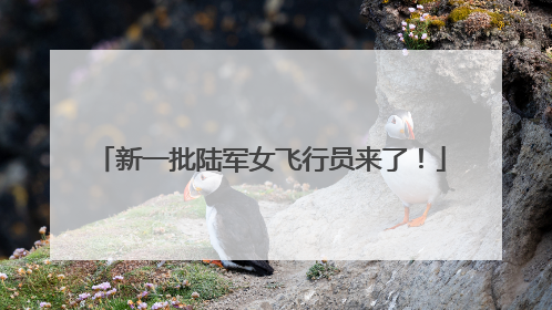 新一批陆军女飞行员来了！