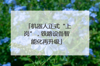 机器人正式“上岗”，铁路设备智能化再升级