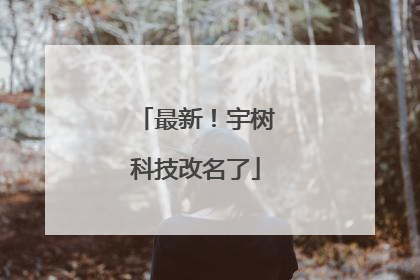 最新！宇树科技改名了