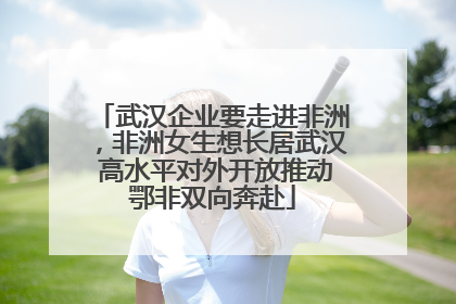 武汉企业要走进非洲，非洲女生想长居武汉 高水平对外开放推动鄂非双向奔赴