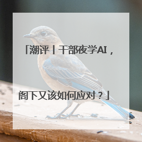 潮评丨干部夜学AI，阁下又该如何应对？
