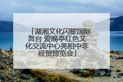 湖湘文化闪耀国际舞台 爱晚亭红色文化交流中心亮相中非经贸博览会