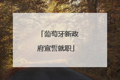 葡萄牙新政府宣誓就职