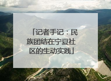记者手记：民族团结在宁夏社区的生动实践