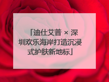 迪仕艾普 × 深圳欢乐海岸打造沉浸式护肤新地标