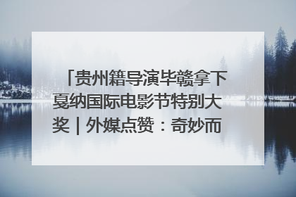 贵州籍导演毕赣拿下戛纳国际电影节特别大奖｜外媒点赞：奇妙而广阔的纯粹电影梦
