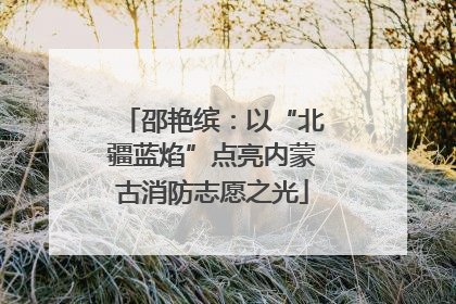 邵艳缤：以“北疆蓝焰”点亮内蒙古消防志愿之光