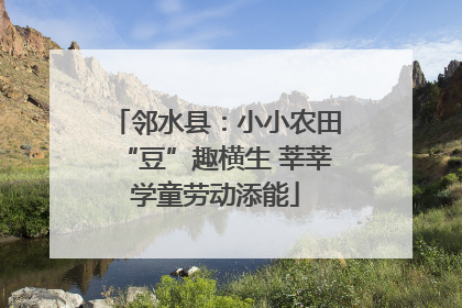 邻水县：小小农田“豆”趣横生 莘莘学童劳动添能