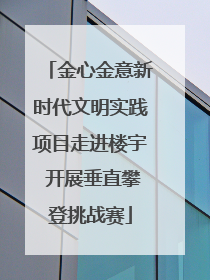 金心金意新时代文明实践项目走进楼宇 开展垂直攀登挑战赛