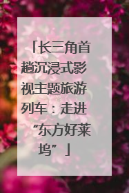 长三角首趟沉浸式影视主题旅游列车：走进“东方好莱坞”