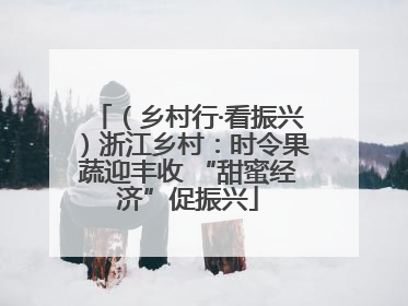 （乡村行·看振兴）浙江乡村：时令果蔬迎丰收 “甜蜜经济”促振兴