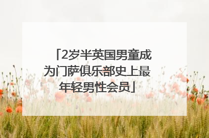 2岁半英国男童成为门萨俱乐部史上最年轻男性会员