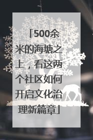 500余米的海塘之上，看这两个社区如何开启文化治理新篇章