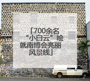 700余名“小白云”绘就南博会亮丽风景线